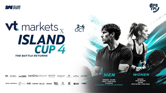 VT Markets x Island Cup 4 padel tournament, 2-4 October, Island Padel Uluwatu, Bali